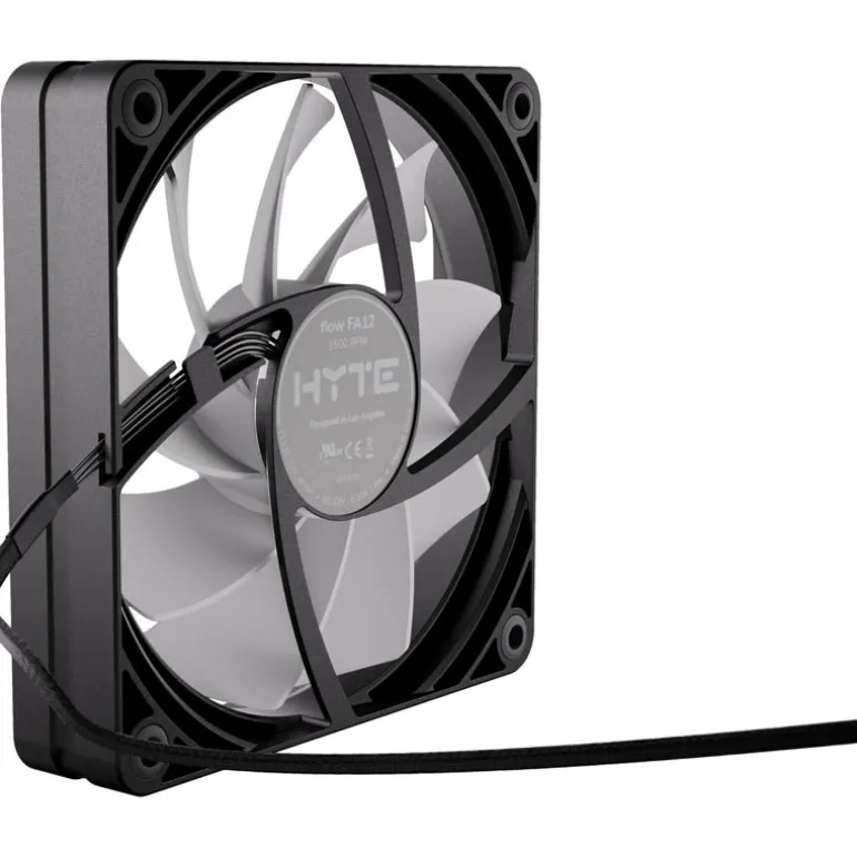 Ventilador Hyte Flow FA12 120mm Triple Pack Negro Gris