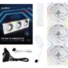 Ventilador Lian Li Uni Fan TL120 Wireless ARGB Reverse Blade 120mm Triple Pack Blanco