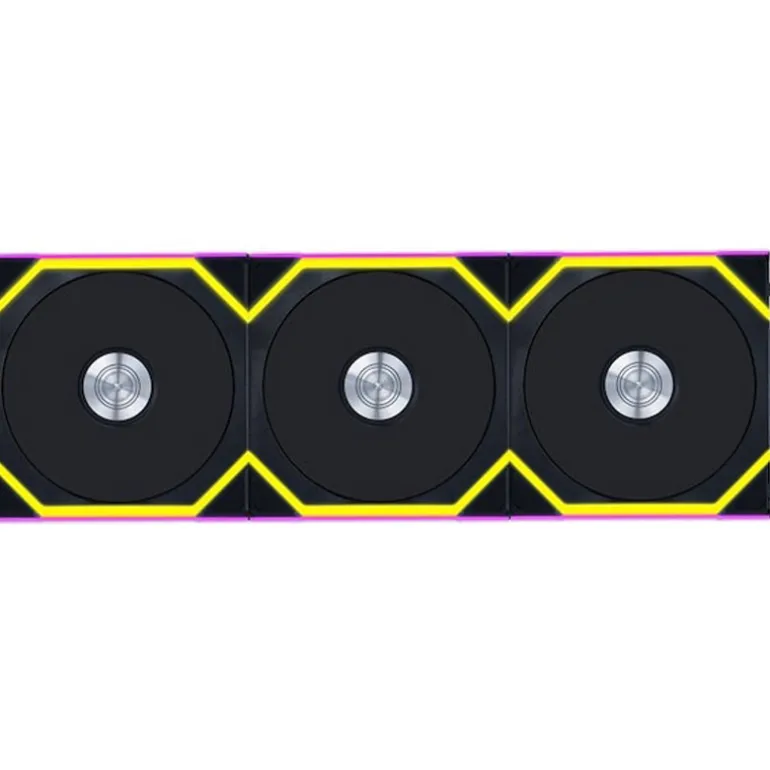 Ventilador Lian Li Uni Fan SL120 Wireless ARGB Reverse Blade 120mm Triple Pack Negro