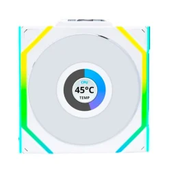 Ventilador Lian Li Uni Fan SL LCD ARGB 120mm Wireless Blanco