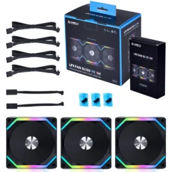 Ventilador Lian Li Uni Fan SL120 V2 aRGB 120mm (Triple Pack) Negro