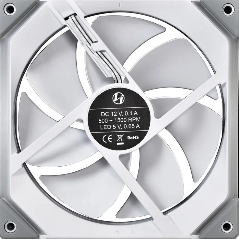 Ventilador Lian Li UNI Fan SL140 RGB PWM (Dual Pack) Blanco 140mm