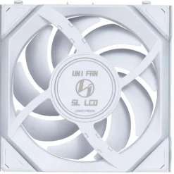 Ventilador Lian Li Uni Fan SL120 Wireless LCD ARGB Reverse Blade 120mm Blanco