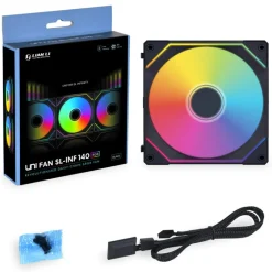Ventilador Lian Li Uni Fan SL-INF 140 ARGB 14mm Negro