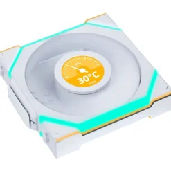 Ventilador Lian Li Uni Fan SL LCD ARGB 120mm Triple Pack Wireless Blanco