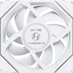 Ventilador Lian Li Uni Fan TL120 Wireless LCD ARGB Reverse Blade 120mm Blanco