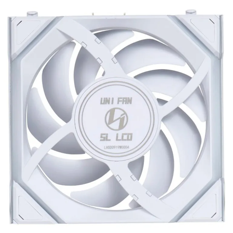 Ventilador Lian Li Uni Fan SL LCD ARGB Reverse Blade 120mm Triple Pack Wireless Blanco