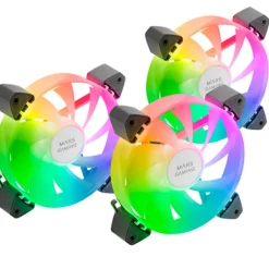 Ventilador Mars Gaming MF-3A ARGB 120mm Triple Pack Negro