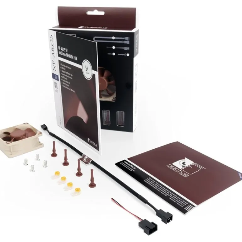 Ventilador Noctua NF-A6X25 5V 60mm Marrón
