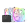 Ventilador NZXT F120 RGB 120mm Triple Pack Blanco + Controlador RGB