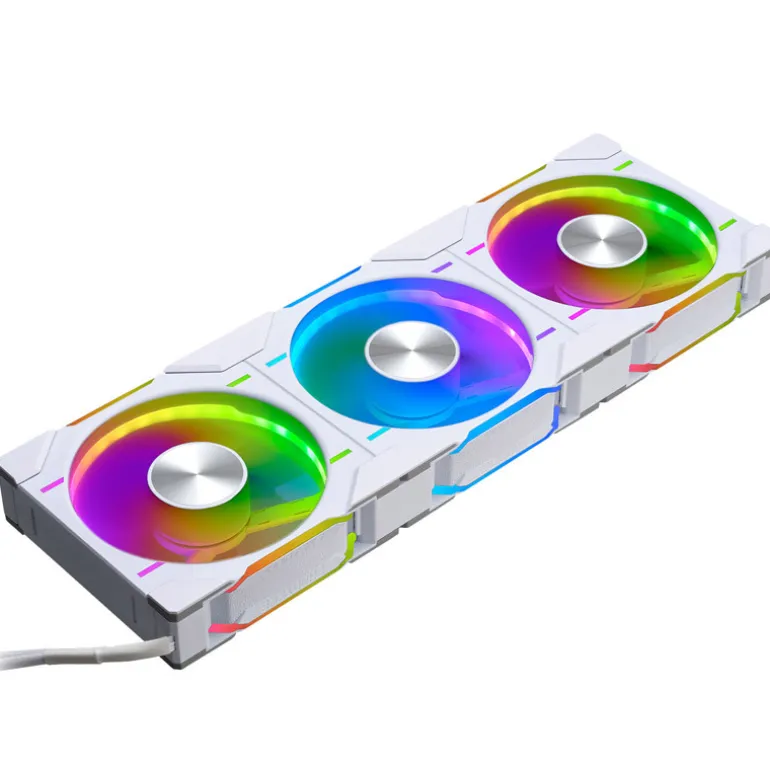 Ventilador Phanteks D30 Pack 3u PWM DRGB 120mm Blanco