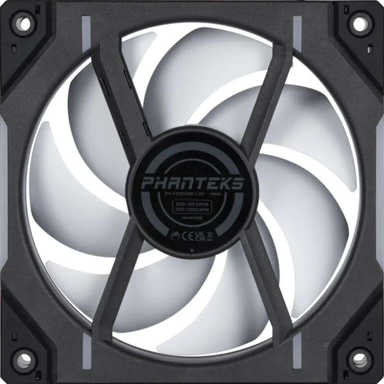 Ventilador Phanteks D30 Pack 3u PWM DRGB Reverse 120mm Negro
