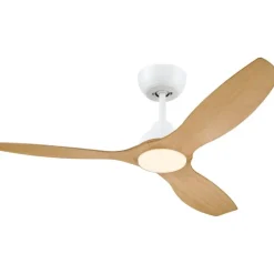 Ventilador Philips Luz Techo 132cm Blanco/Madera