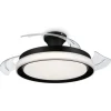 Ventilador Philips Techo Aspas Retráctiles Luz Led Negro