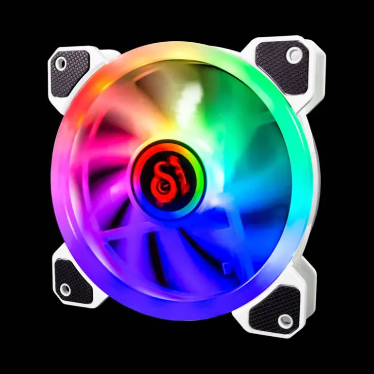 Ventilador Talius Iris Cronos Spectrum ARGB 12cm Blanco