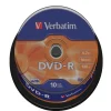Verbatim DVD-R 4.7GB 16x Tubo 10u - DVD