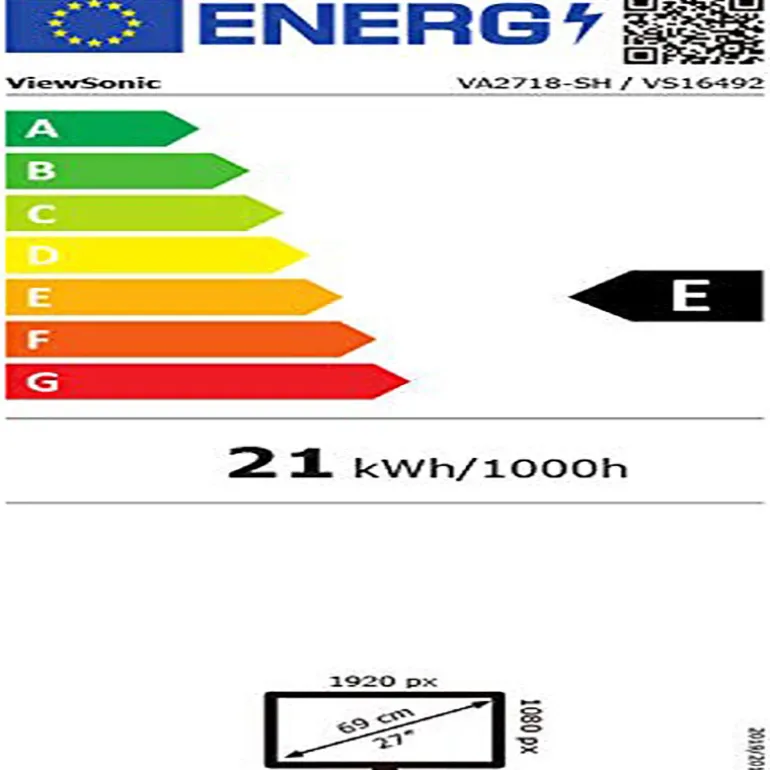 ViewSonic VA2718-SH 27" FHD IPS - Monitor