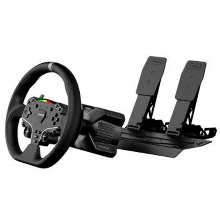 Volante Moza Racing RS074 Para PC Accionamiento Directo Pedales Negro
