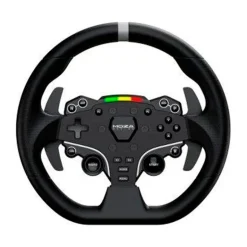 Volante Moza Racing RS074 Para PC Accionamiento Directo Pedales Negro