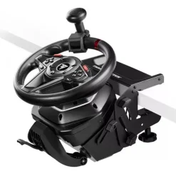 Volante Thrustmaster T128 Simtask Pack Con Pedales Para Xbox/PC Negro