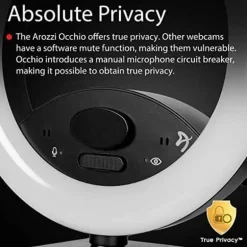 Webcam Arozzi Occhio True Privacy Ring Light