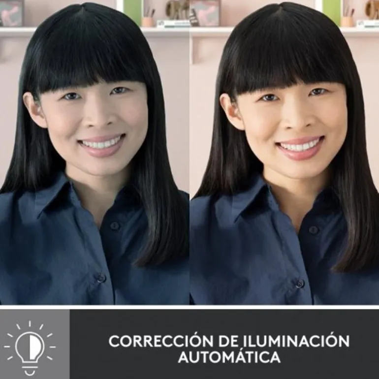 Webcam Logitech Brio 300 FHD Negro