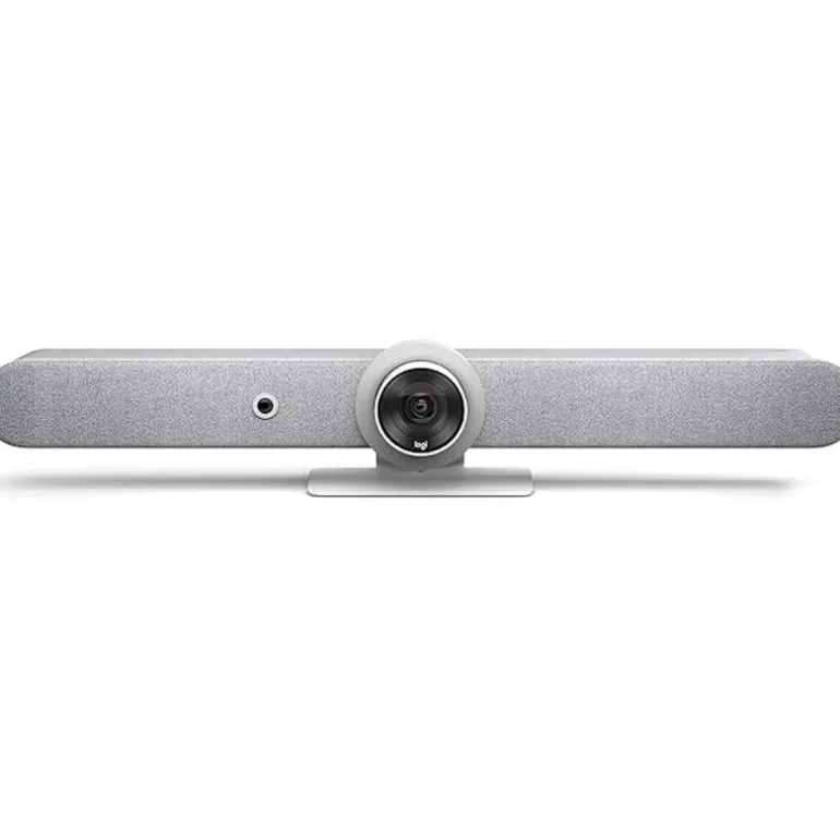 Webcam Logitech Rally Bar 4K Para Salas De VideoConferencias Blanco