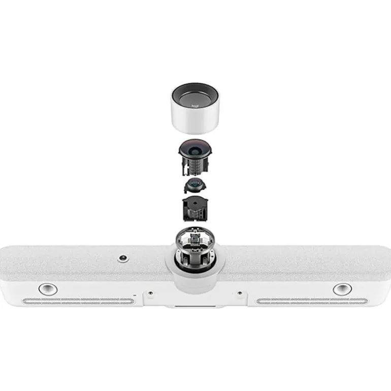 Webcam Logitech Rally Bar 4K Para Salas De VideoConferencias Blanco