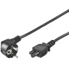 Wentronic Tipo Trébol 1.8m Negro - Cable de Alimentación de Corriente