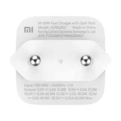 Xiaomi Mi 65W Fast Charger with GaN Tech - Cargador